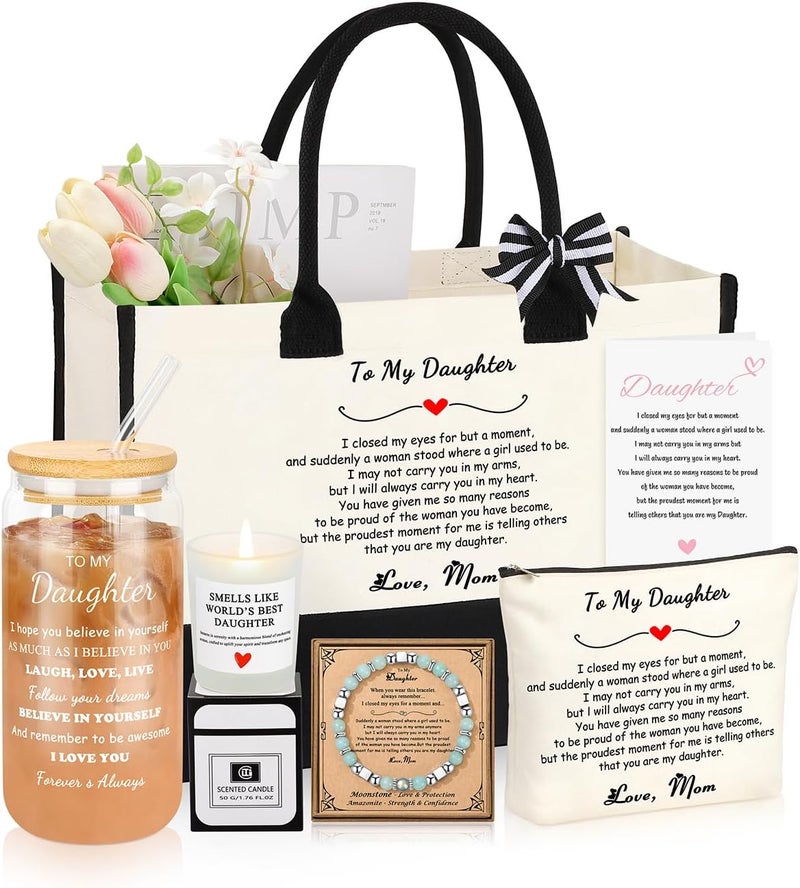 JSENGIFT Gifts for Women Basket Set of 6, Valentines Mothers Day Birthday Gifts for Mom Grandma Sister Daughter - Image 1